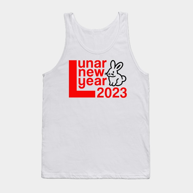 Lunar New Year / Year of the Rabbit 2023 Tank Top by little osaka shop